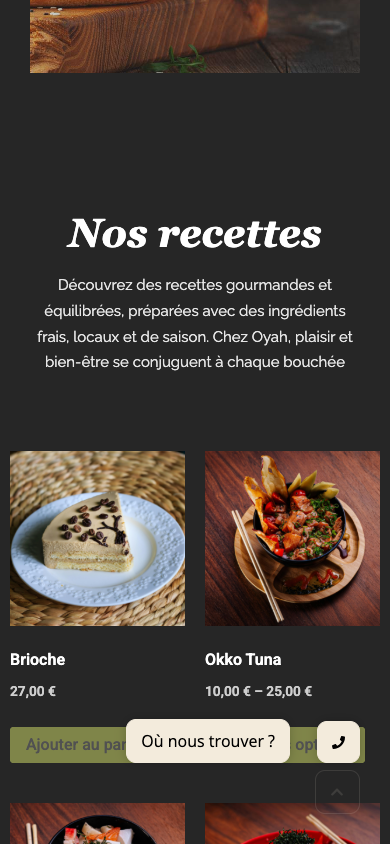 Recettes